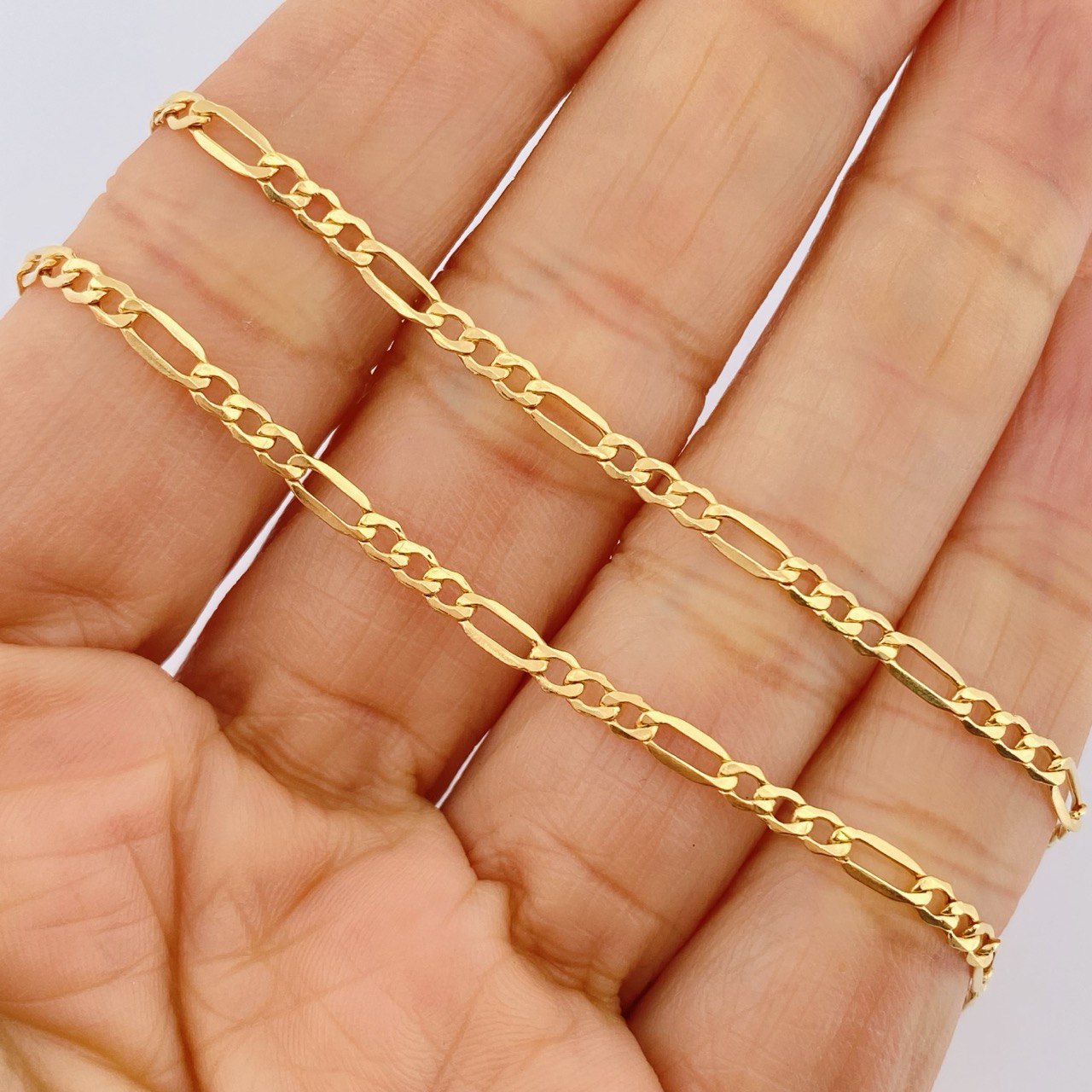 Figaro Chain 2.65gr / 44.5cm / 18K Yellow Gold +1 &