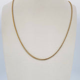 Franco Chain 1.9gr / 40cm / Two Tone Yellow White +3 18K &