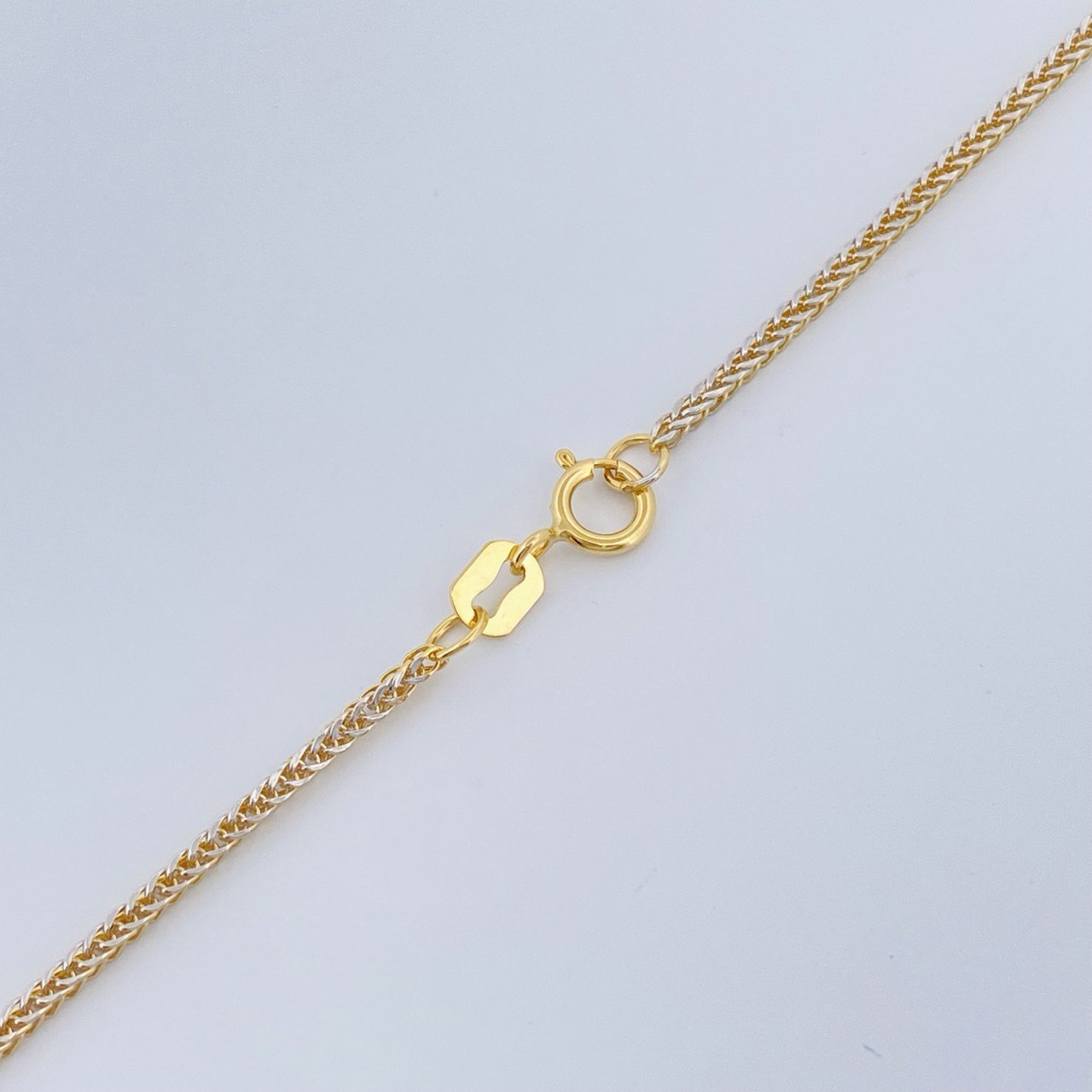 Franco Chain 1.9gr / 40cm / Two Tone Yellow White +3 18K &