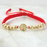 Red Bracelet Charm San Benito 1.7gr / 18K Yellow Gold ©
