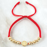 Red Bracelet Charm San Benito 1.7gr / 18K Yellow Gold ©