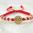 Red Bracelet Charm San Benito 2.4gr / 18K Yellow Gold ©