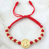 Red Bracelet Charm San Benito 2.4gr / 18K Yellow Gold ©
