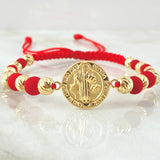 Red Bracelet Charm San Benito 3.6gr / 18K Yellow Gold ©