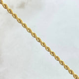Anklet Bow 2.25gr / 9.4in / 18K Gold +3