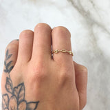 Anillo Gc 0.55gr / T4-T3 3/4 / 3.35mm Oro Amarillo 18K *