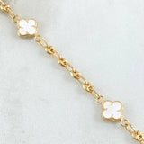 Pulso GC Trebol 3.95gr / 18.5cm / Oro Amarillo 18K ©