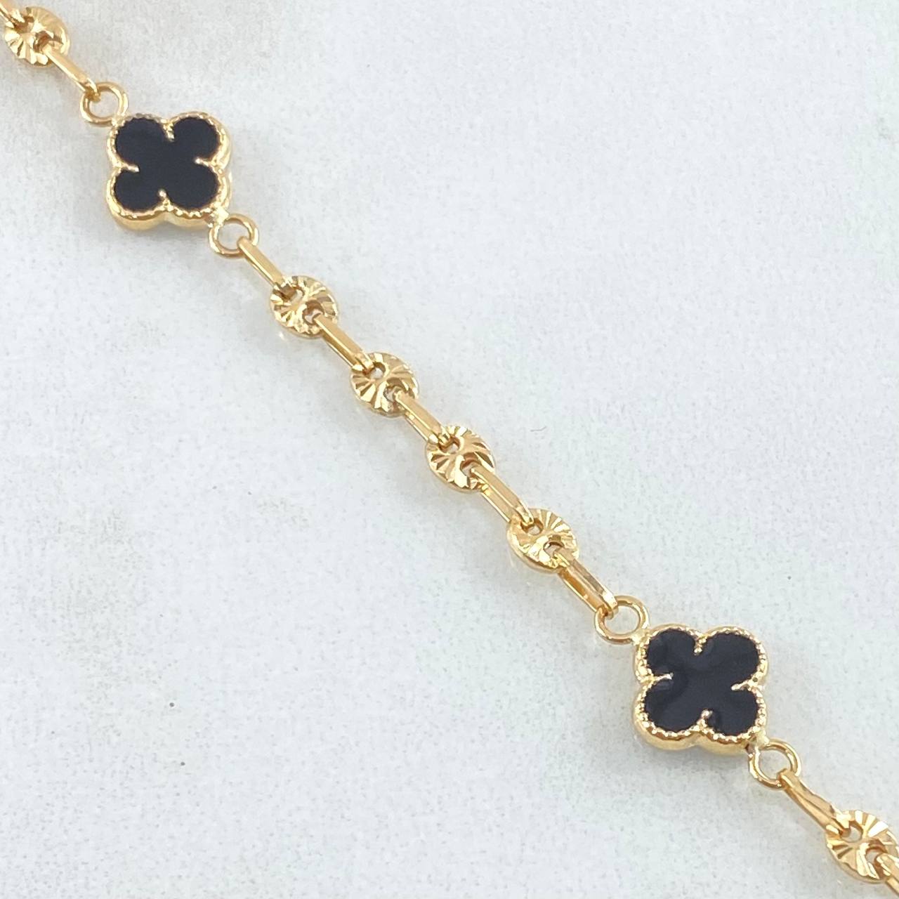 Bracelet GC Black Clover 3.85gr / 7.5in / 18K Gold Yellow ©