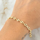 Bracelet GC 3.3gr / 19.5cm / 18K Yellow Gold ©