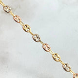Bracelet GC 2.7gr / 20.5cm / Three 18K Gold ©