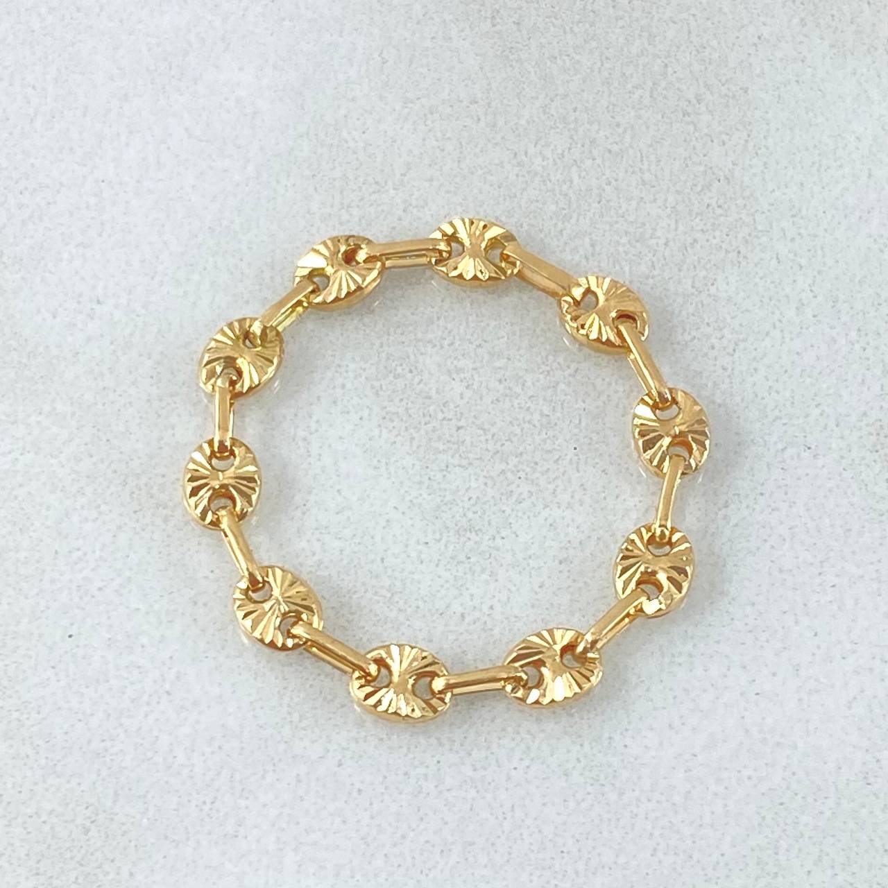 GC Ring 0.7gr / Size 8 - 8 1/2 / 18K Yellow Gold