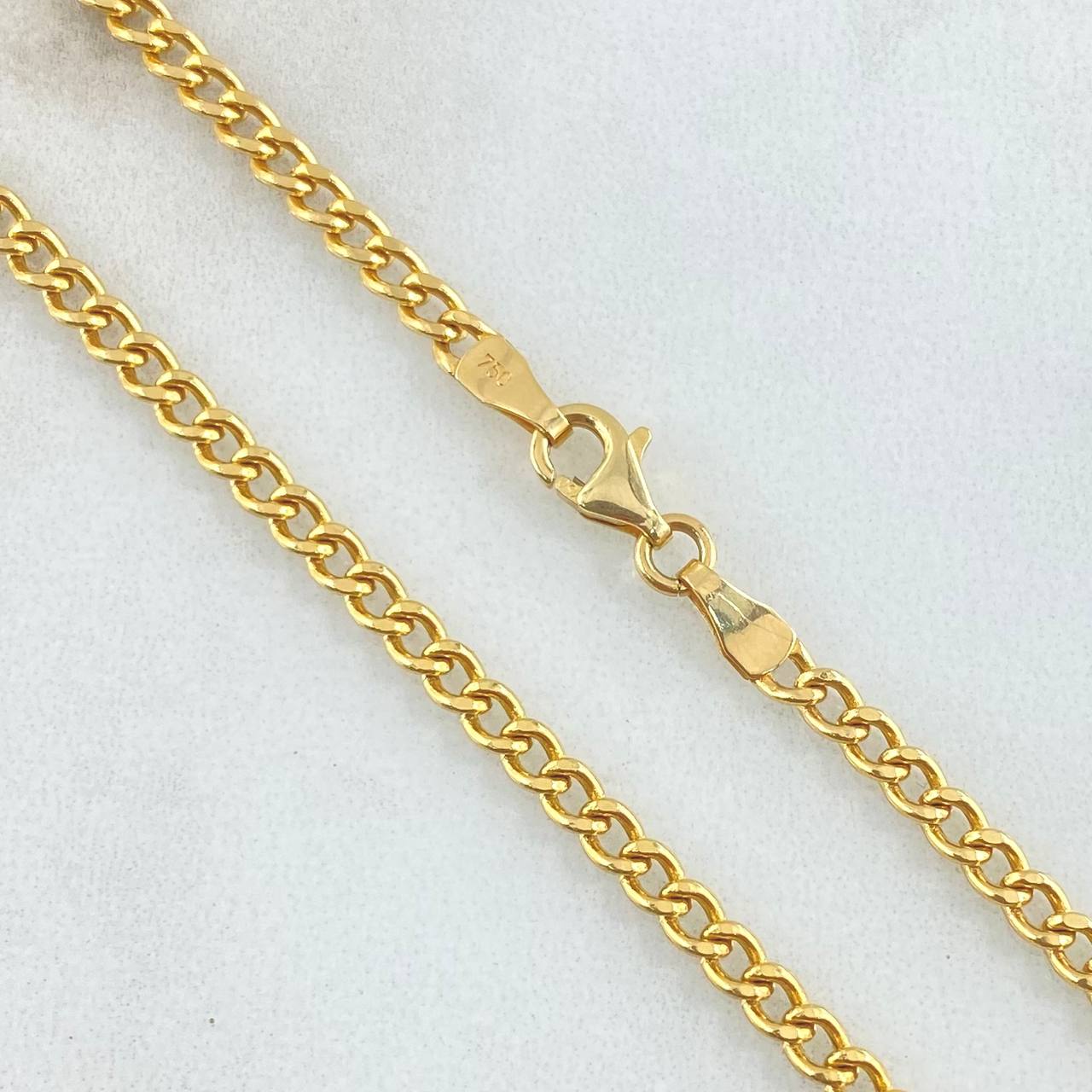 Cuban Links 7.65gr / 60cm / 18K Yellow Gold +1