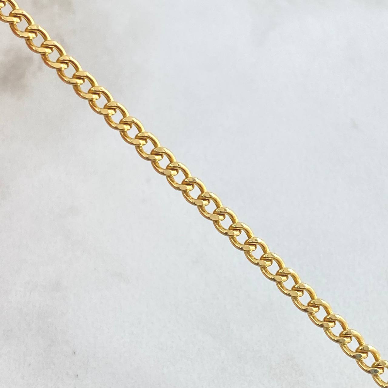 Cuban Links 7.65gr / 60cm / 18K Yellow Gold +1