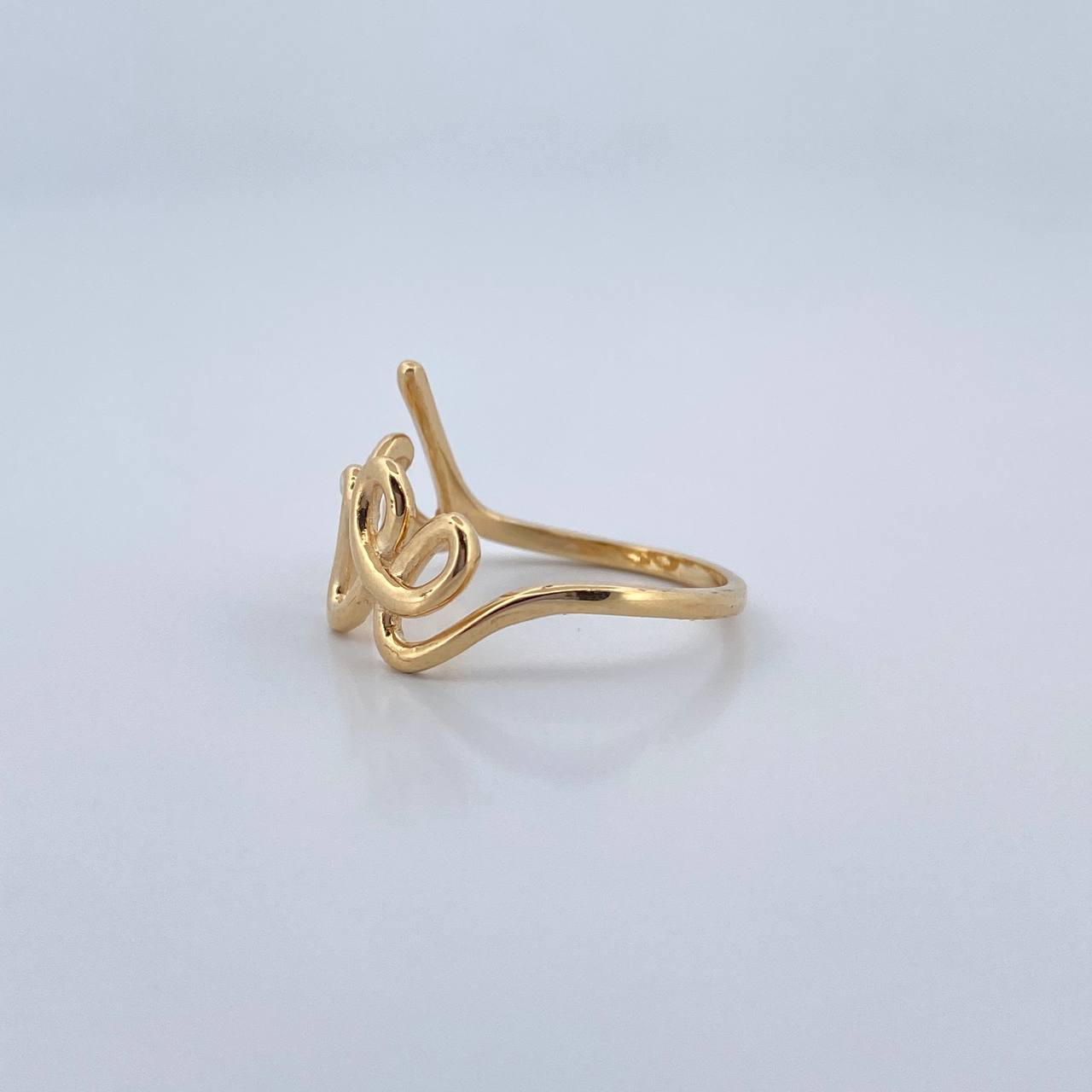 Anillo Love 2.75gr / T6 1/4 / Oro Amarillo 18K &