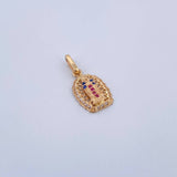 Pendant Virgin Guadalupe 1.2gr / 2.1cm / 18K Yellow Gold &
