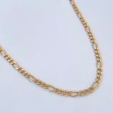 Figaro Chain 9.7gr / 60cm / 18K Yellow Gold +1 &