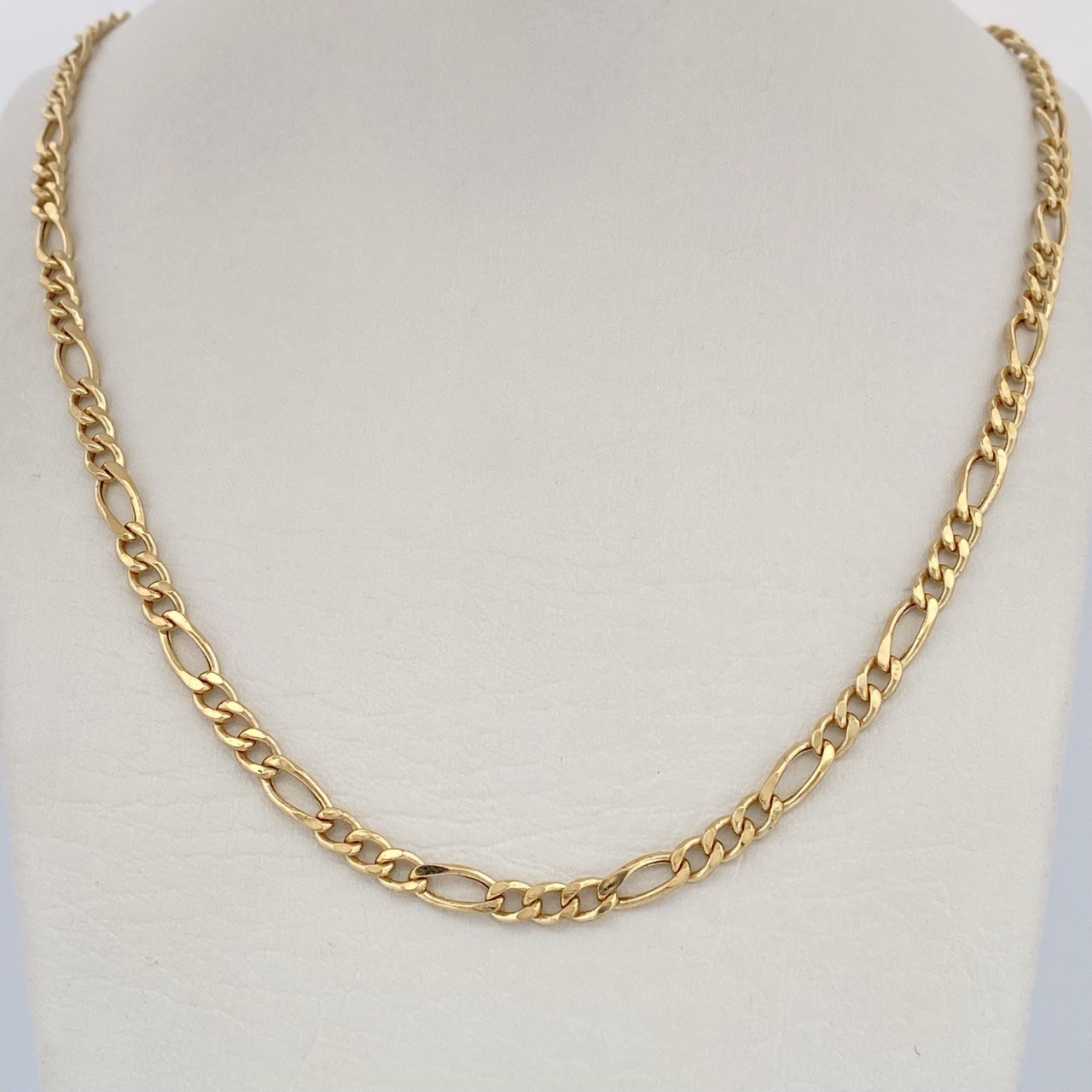 Figaro Chain 9.7gr / 60cm / 18K Yellow Gold +1 &