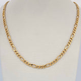 Figaro Chain 9.7gr / 60cm / 18K Yellow Gold +1 &