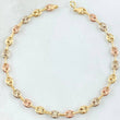 Bracelet GC 3.05gr / 20cm / Three 18K Golds *
