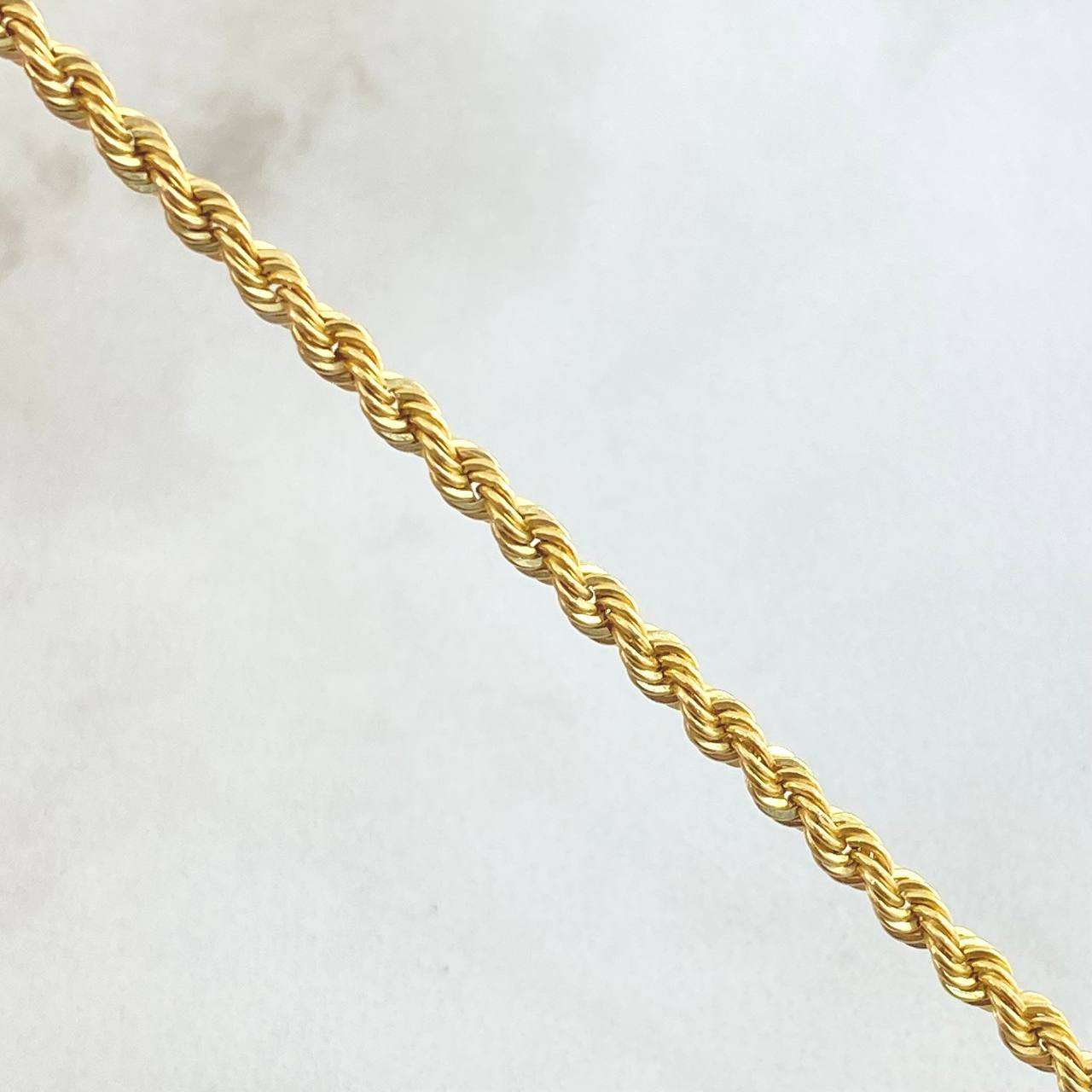 Rope Bracelet 1.5gr / 19cm / Yellow Gold +3 18K *