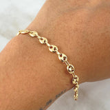 Pulso GC 3.6gr / 8 in / Oro Amarillo 18K *