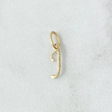 Dije Letra J Cursiva 0.3gr / 3/4 in / Oro Amarillo 18K ©