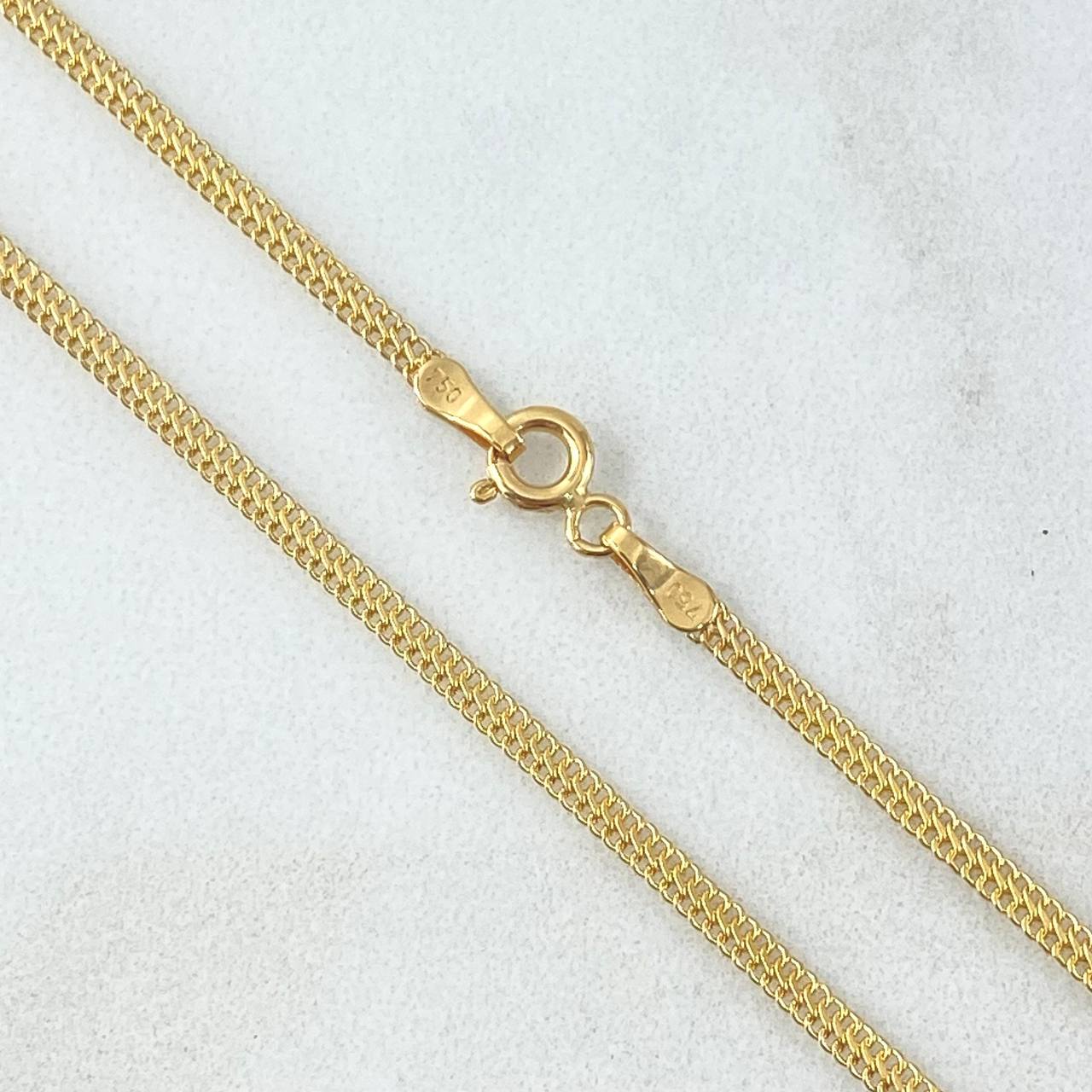 Cadena Sedusa 2.75gr / 60cm / 2.2mm Oro Amarillo +3 18K
