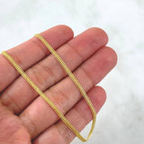 Cadena Sedusa 2.75gr / 60cm / 2.2mm Oro Amarillo +3 18K