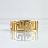 Tribal Ring 5.4gr / T10 3/4 / 18K Yellow Gold
