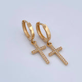 Camille Hoop Earrings 2.3gr / 3.7cm / Three 18K Golds