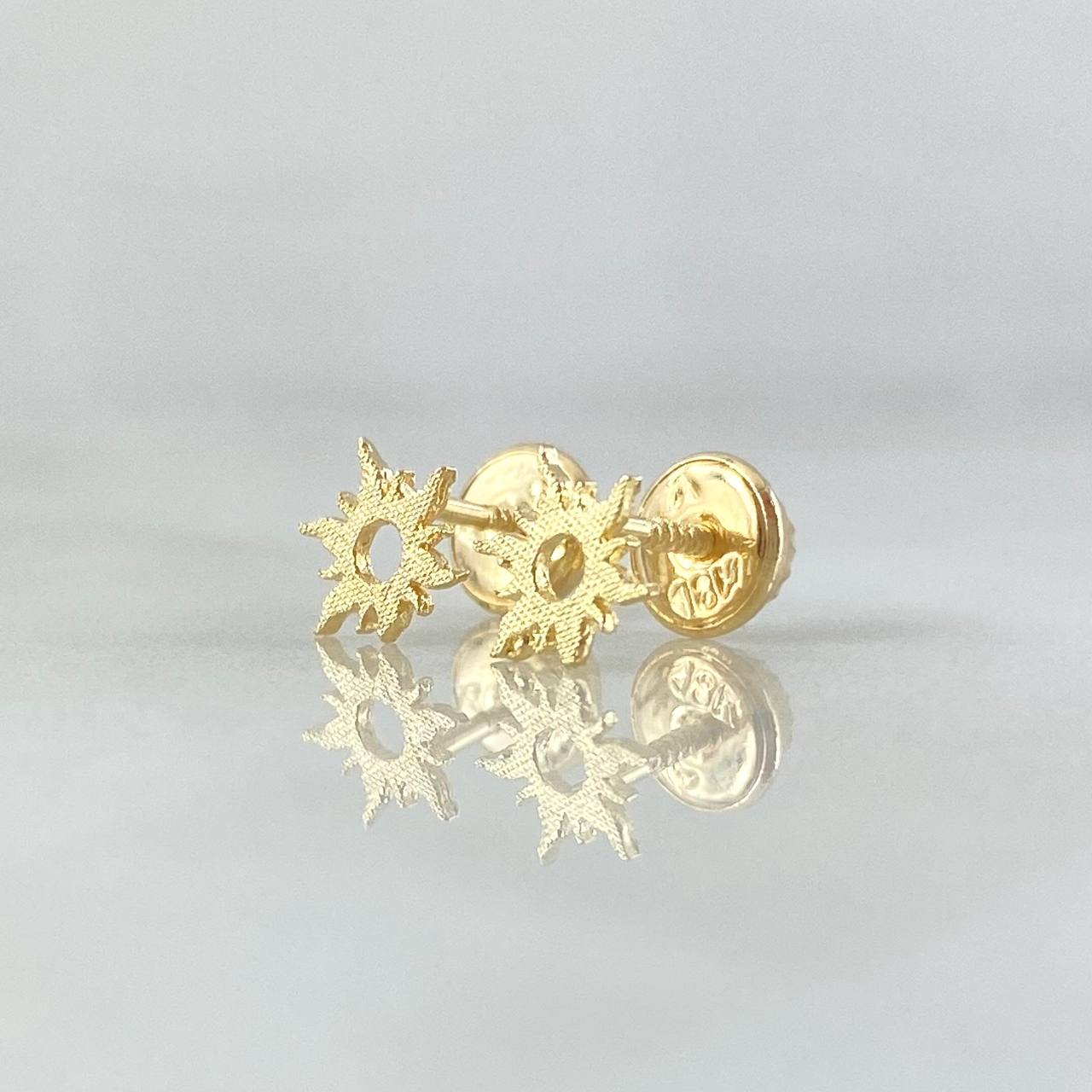Topos Sol 0.65gr / 6mm Oro Amarillo 18K