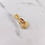 Pendant Christ Face 3.4gr / 2.7cm / Three 18K Golds &