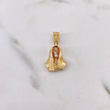 Pendant Christ Face 3.5gr / 2.7cm / Three 18K Gold &