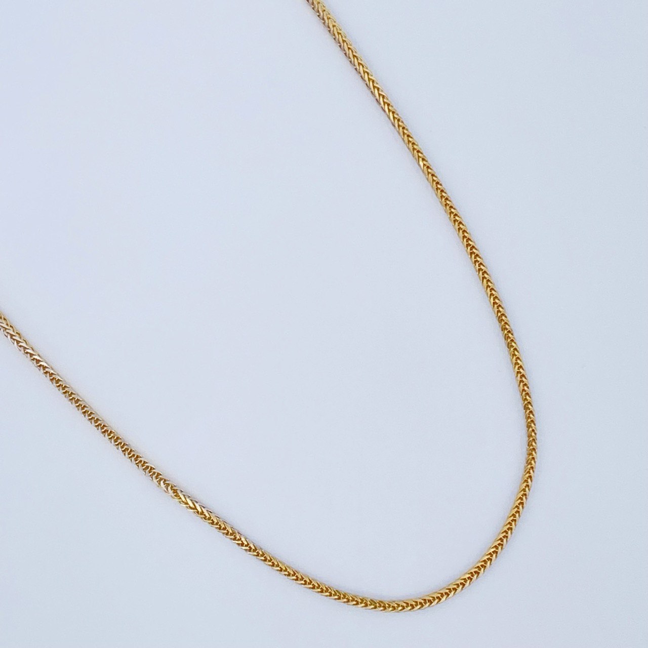 Franco Chain 1.9gr / 40cm / Two Tone Yellow White +3 18K &