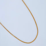 Franco Chain 1.9gr / 40cm / Two Tone Yellow White +3 18K &