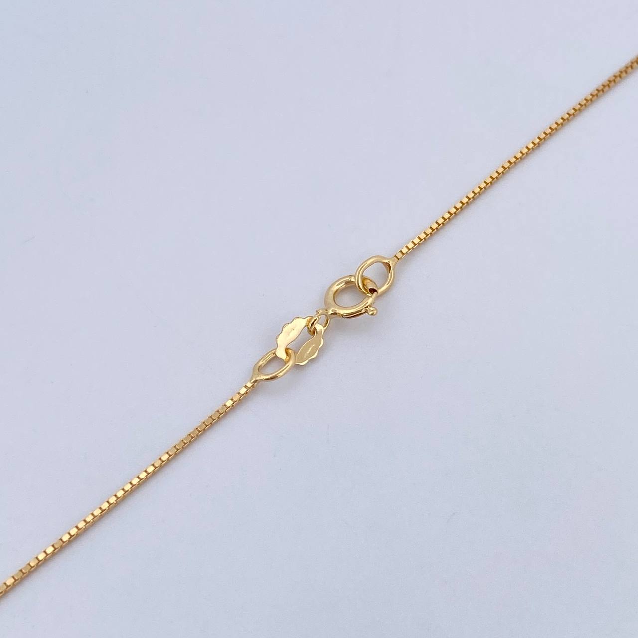 Cadena Veneciana 1.7gr / 45cm / 0.5mm Oro Amarillo +3 18K $