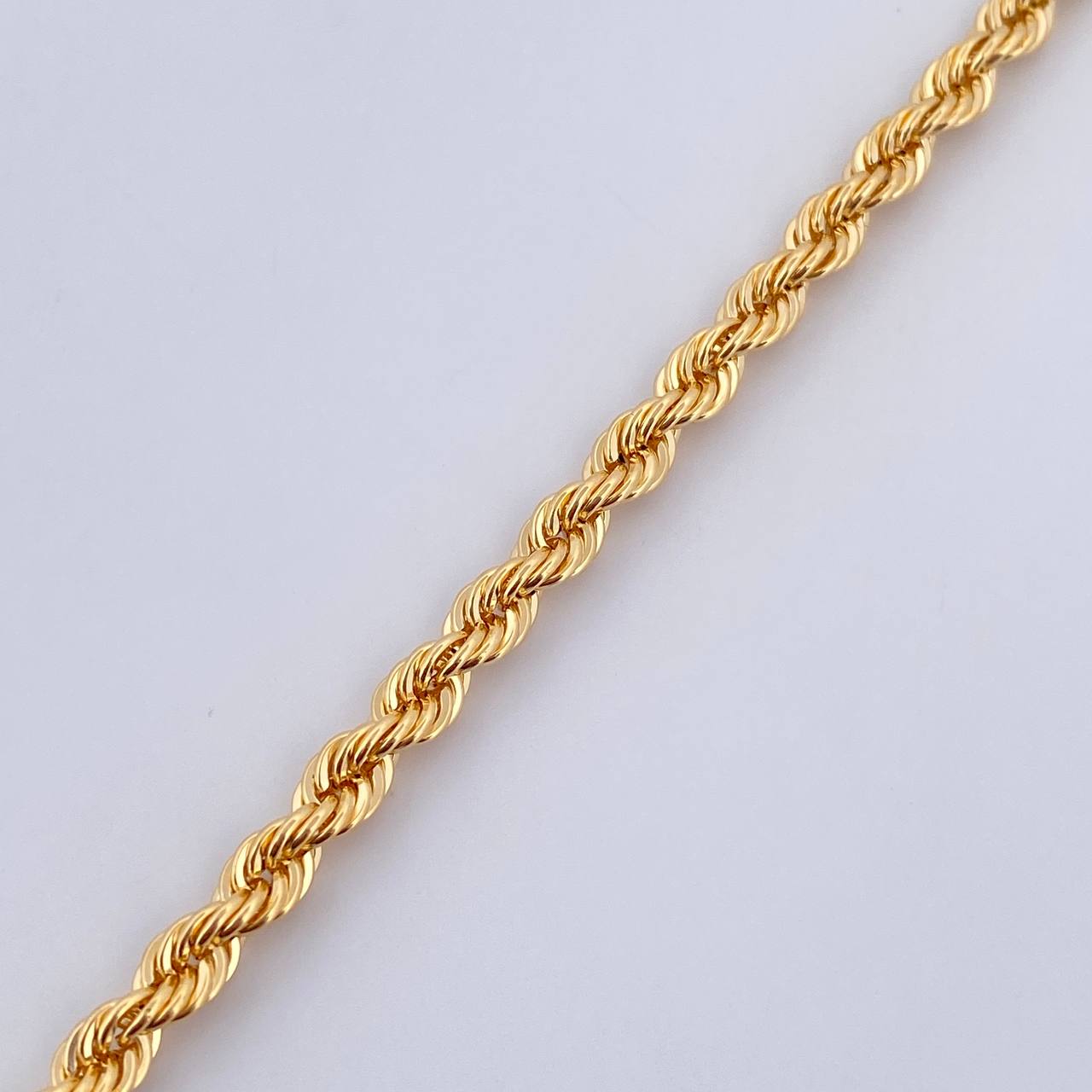 Rope Bracelet 5.2gr / 19.8cm / 4.2mm Yellow Gold +3 18K &