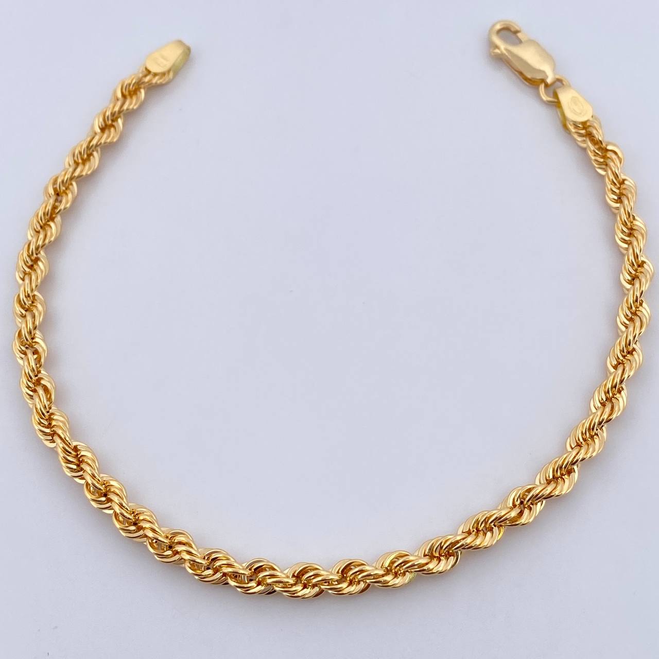 Rope Bracelet 5.2gr / 19.8cm / 4.2mm Yellow Gold +3 18K &