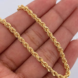 Rope Bracelet 3.15gr / 19.1cm / 3mm Yellow Gold +3 18K &