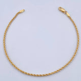 Pulso Lazo 1.4gr / 17.8cm / 2mm Oro Amarillo +3 18K &