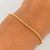 Pulso Lazo 1.4gr / 17.8cm / 2mm Oro Amarillo +3 18K &