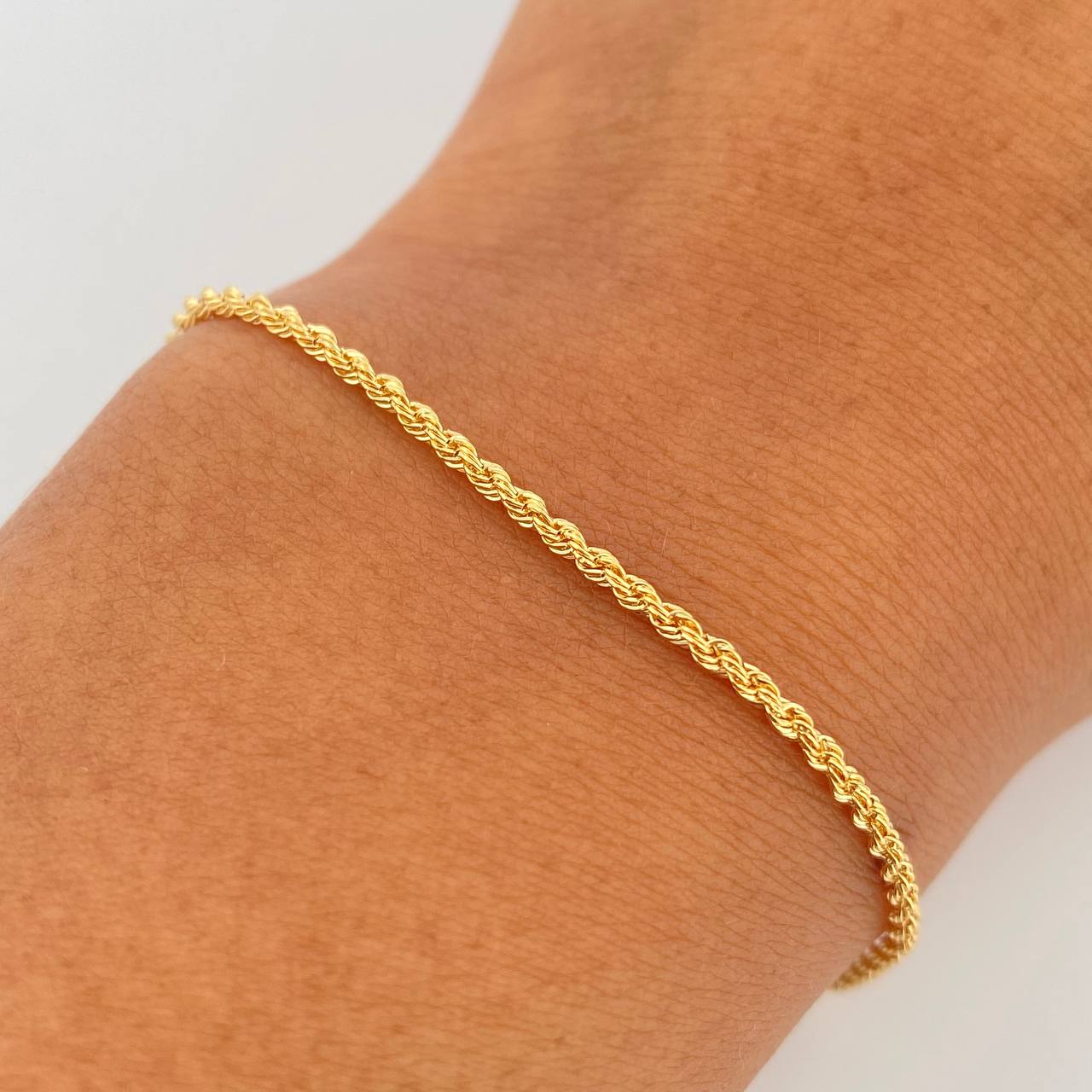 Pulso Lazo 1.05gr / 19cm / 1.5mm Oro Amarillo +3 18K $