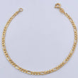 Figaro Bracelet 1.8gr / 19.7cm / 2.6mm Yellow Gold +1 18K &