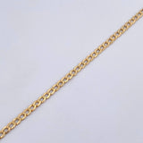 Cuban Links Bracelet 1.1gr / 19.4cm / 2.2mm Yellow Gold +1 18K $