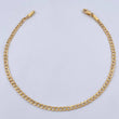 Cuban Links Bracelet 1.1gr / 19.4cm / 2.2mm Yellow Gold +1 18K $