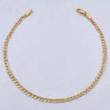 Cuban Links Bracelet 1.1gr / 19.4cm / 2.2mm Yellow Gold +1 18K $