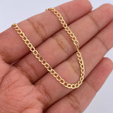 Cuban Links Bracelet 1.1gr / 19.4cm / 2.2mm Yellow Gold +1 18K $