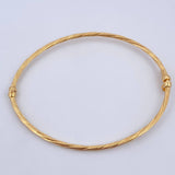 Pulso Aro 3.05gr / 19.1cm / 1.7mm Entorchado Oro Amarillo +4 18K &