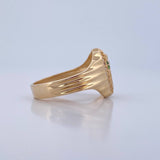 Virgin Guadalupe Ring 4.3gr / Size 7 / 18K Yellow Gold &