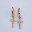 Camille Hoop Earrings 2.3gr / 3.7cm / Three 18K Golds